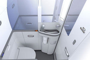 Do you go into airplane toilets in your socks?